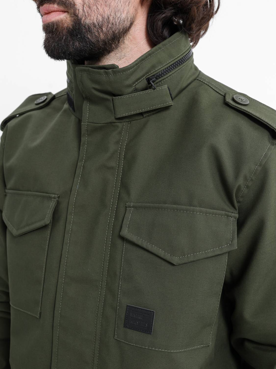 Куртка утепленная мужская "Brent" (Dark Olive) Vintage Industries