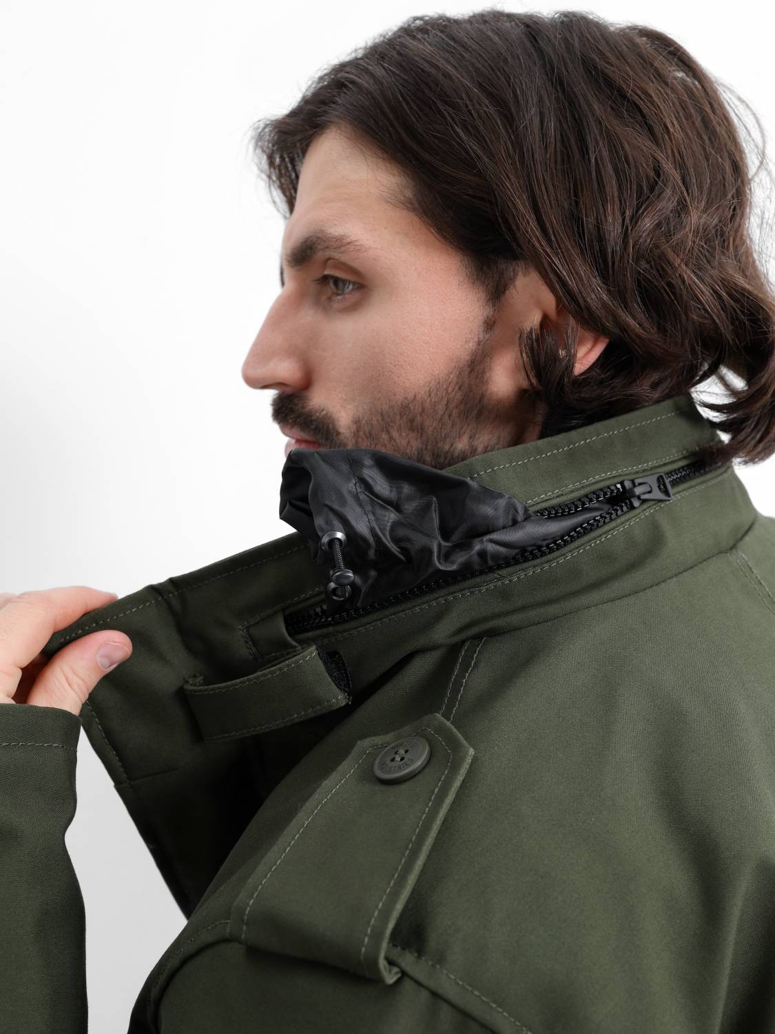 Куртка утепленная мужская "Brent" (Dark Olive) Vintage Industries
