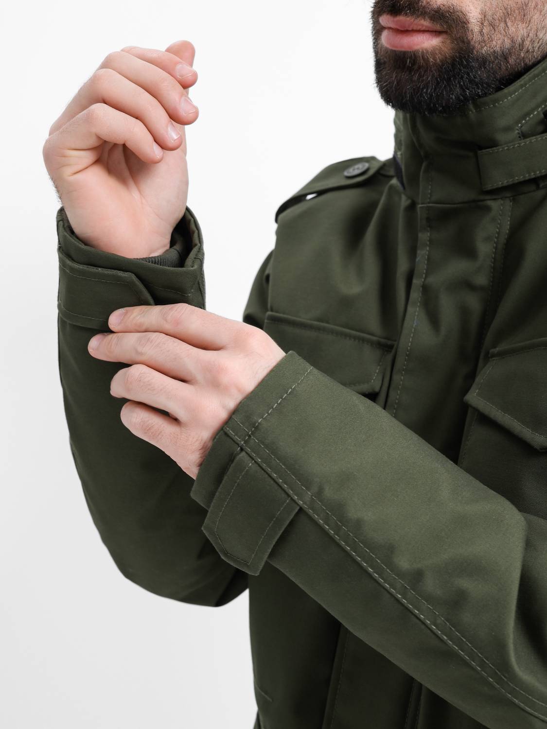 Куртка утепленная мужская "Brent" (Dark Olive) Vintage Industries