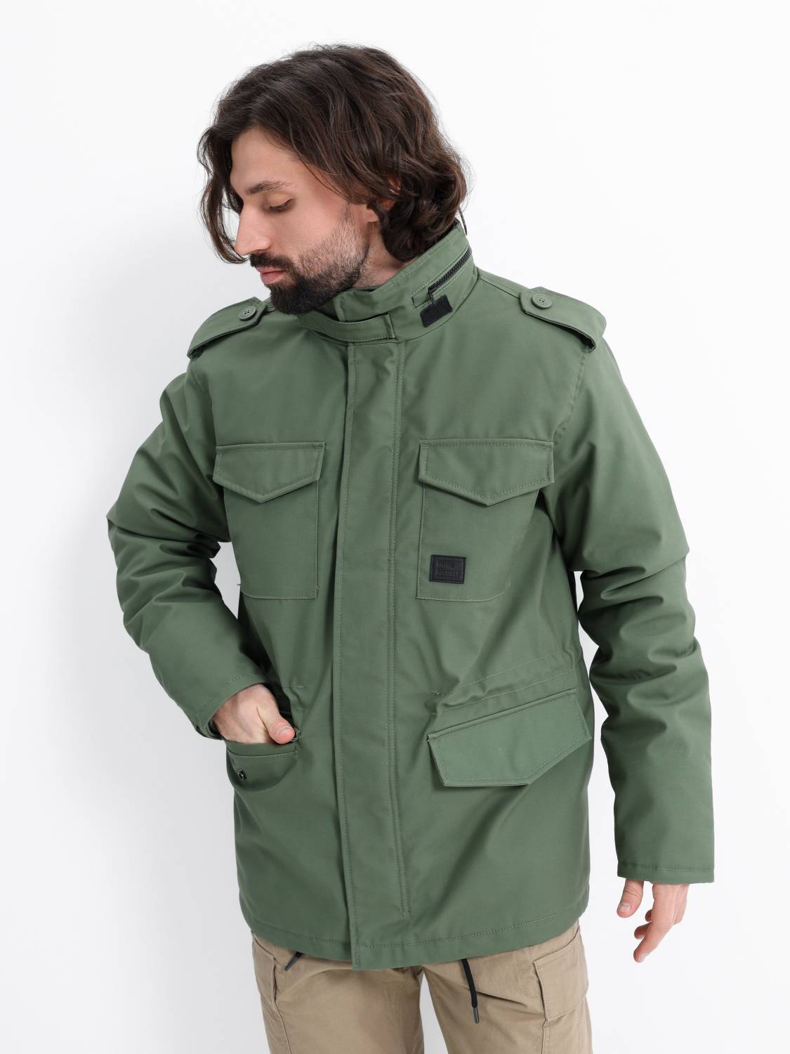 Куртка утепленная мужская "Brent" (Olive Drab) Vintage Industries