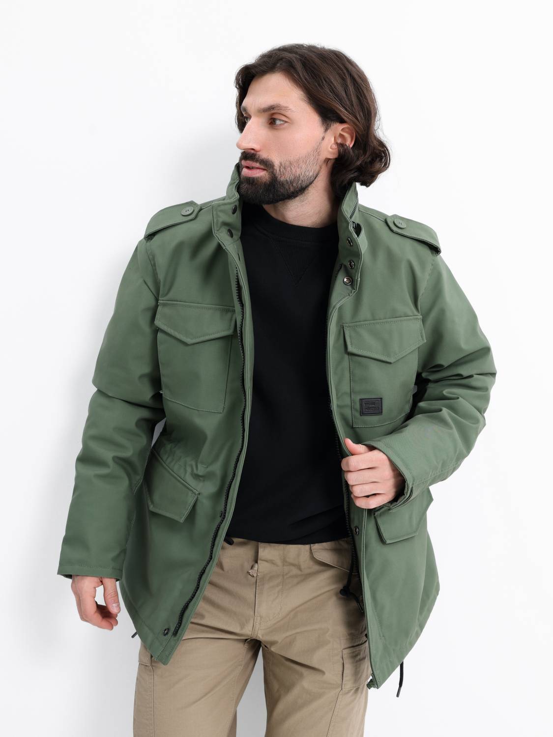 Куртка утепленная мужская "Brent" (Olive Drab) Vintage Industries