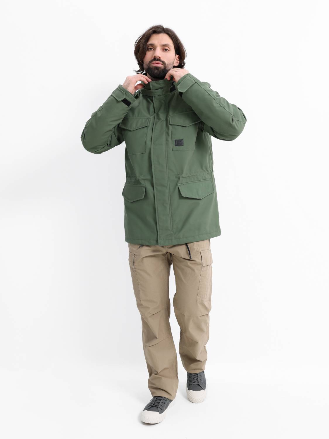 Куртка утепленная мужская "Brent" (Olive Drab) Vintage Industries