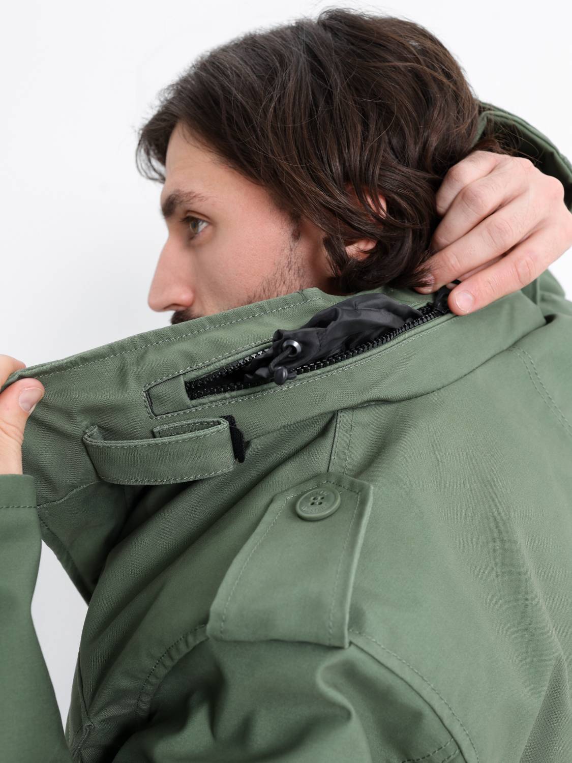 Куртка утепленная мужская "Brent" (Olive Drab) Vintage Industries