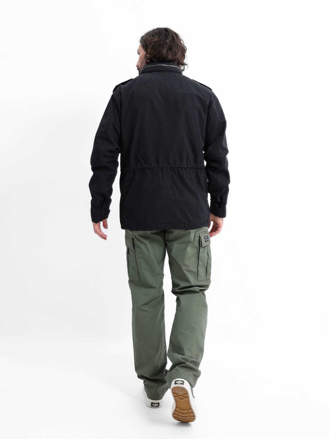 Куртка / Ветровка мужская "Cranford" (Black) Vintage Industries