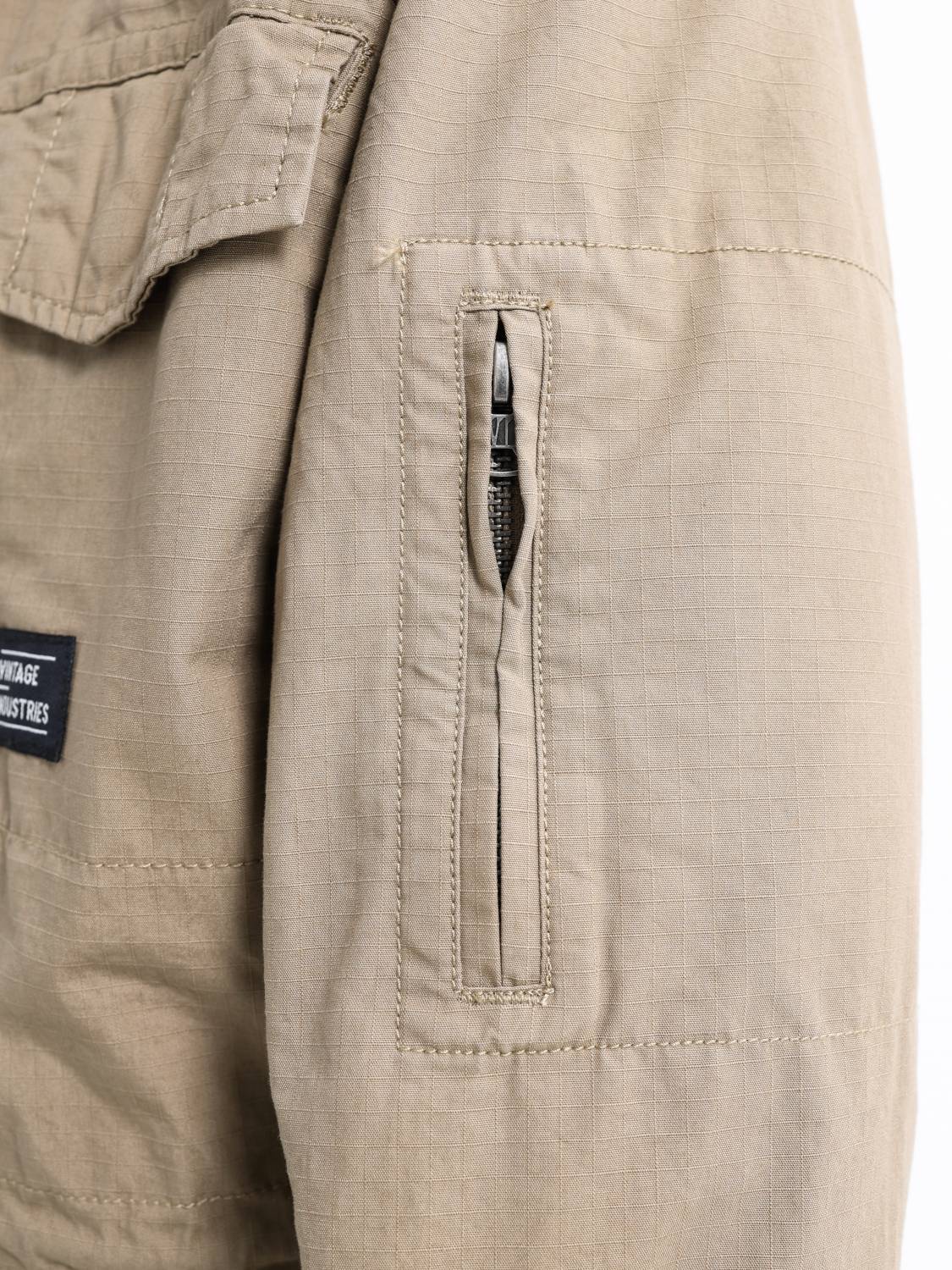 Куртка / Ветровка мужская "Cranford" (Dark Khaki) Vintage Industries