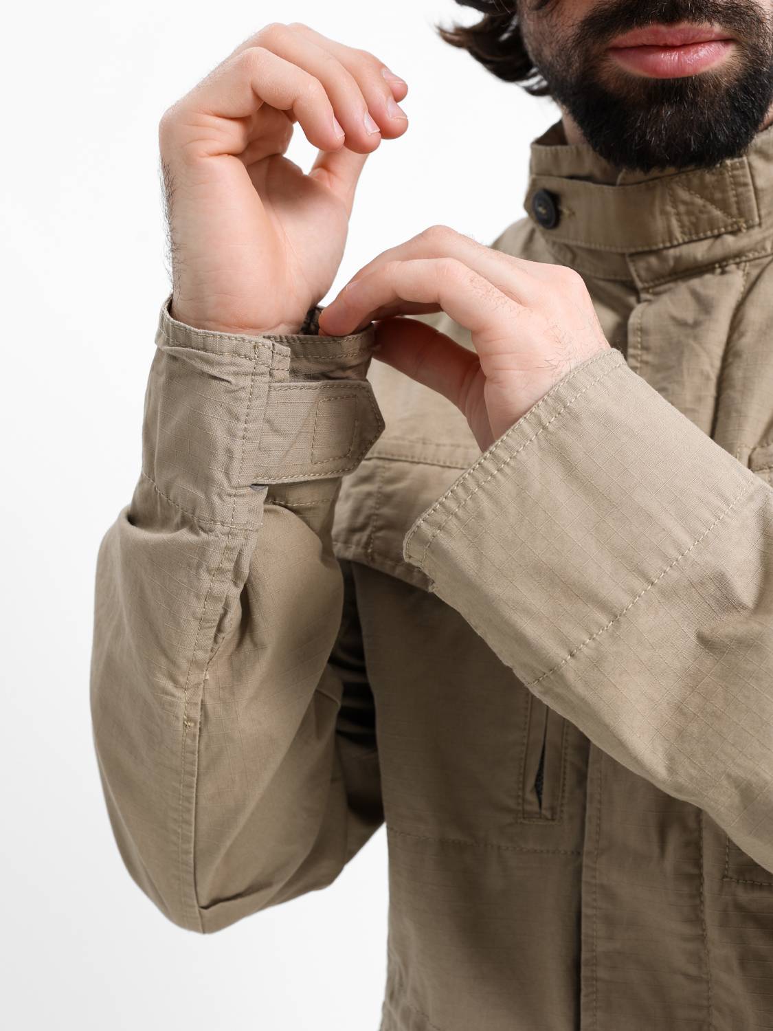 Куртка / Ветровка мужская "Cranford" (Dark Khaki) Vintage Industries