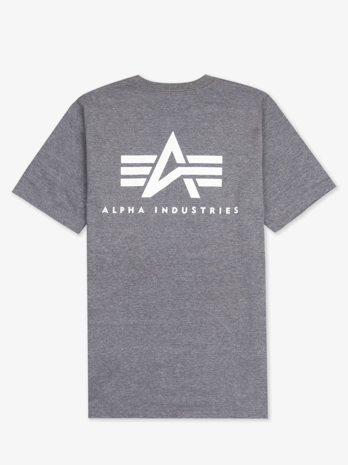 Футболка "Small Logo" (Medium Charcoal Heather) Alpha Industries 