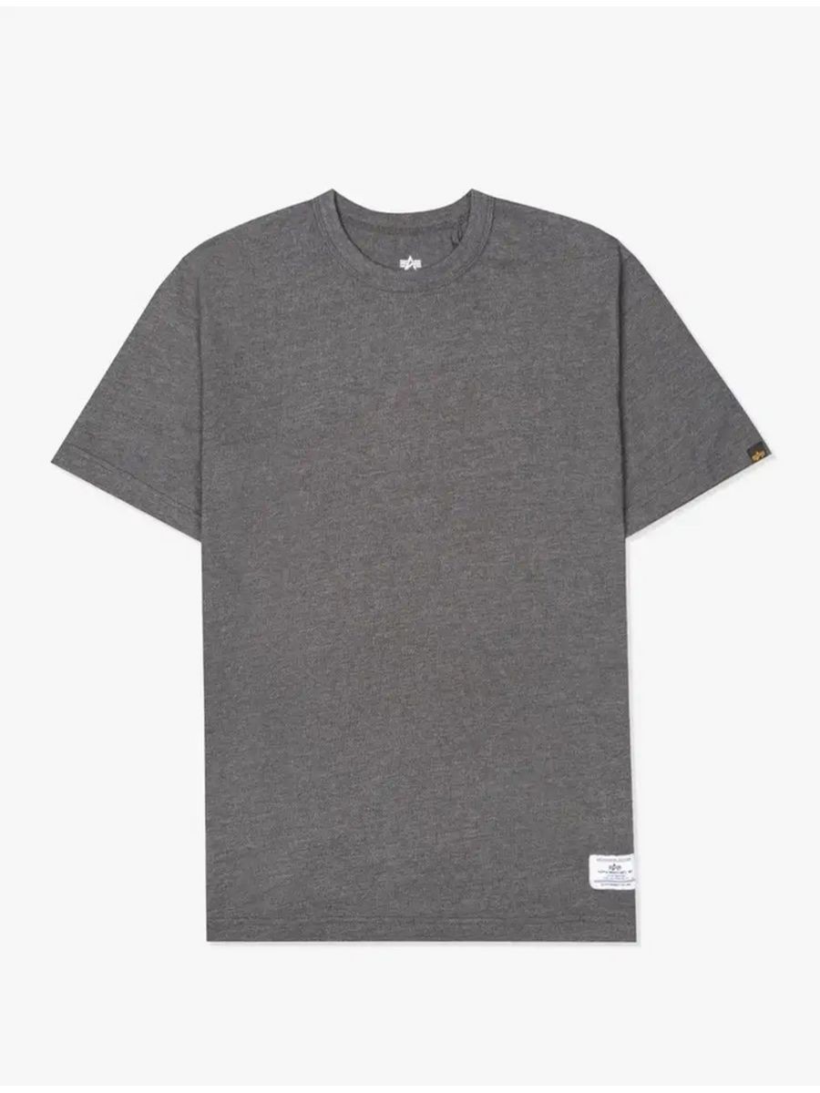 Футболка "Essential Tee" (Dark Charcoal Heather) Alpha Industries