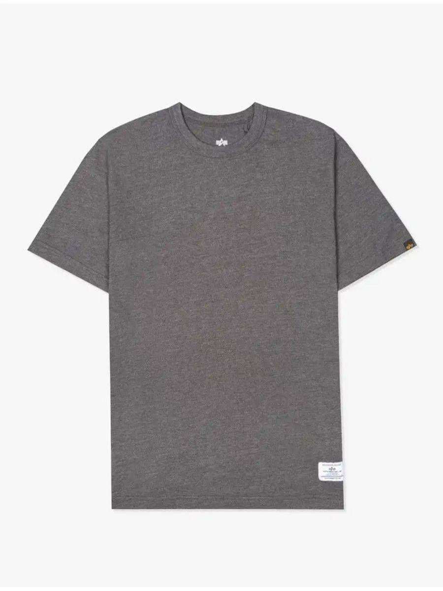 Футболка "Essential Tee" (Dark Charcoal Heather) Alpha Industries
