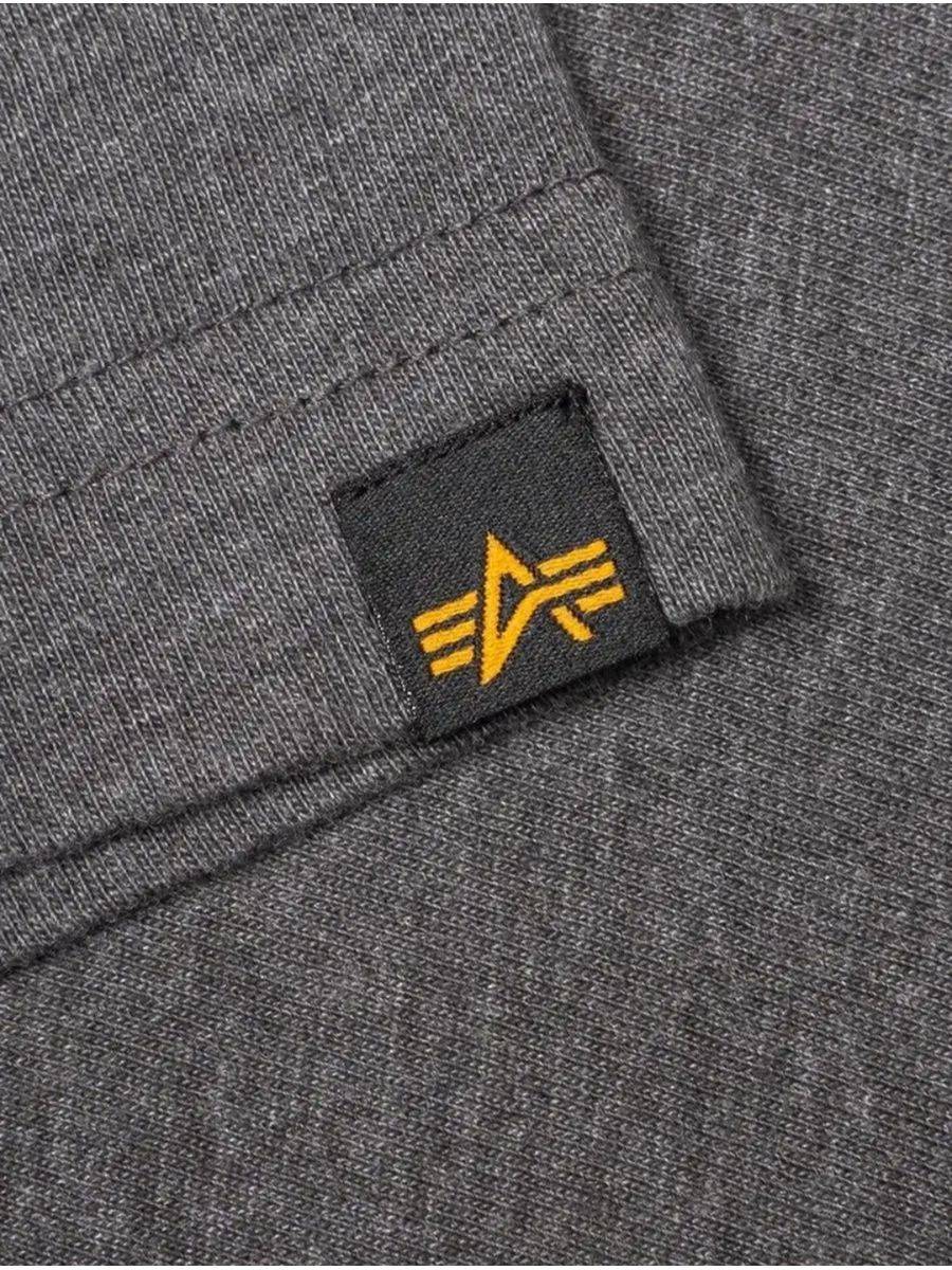Футболка "Essential Tee" (Dark Charcoal Heather) Alpha Industries