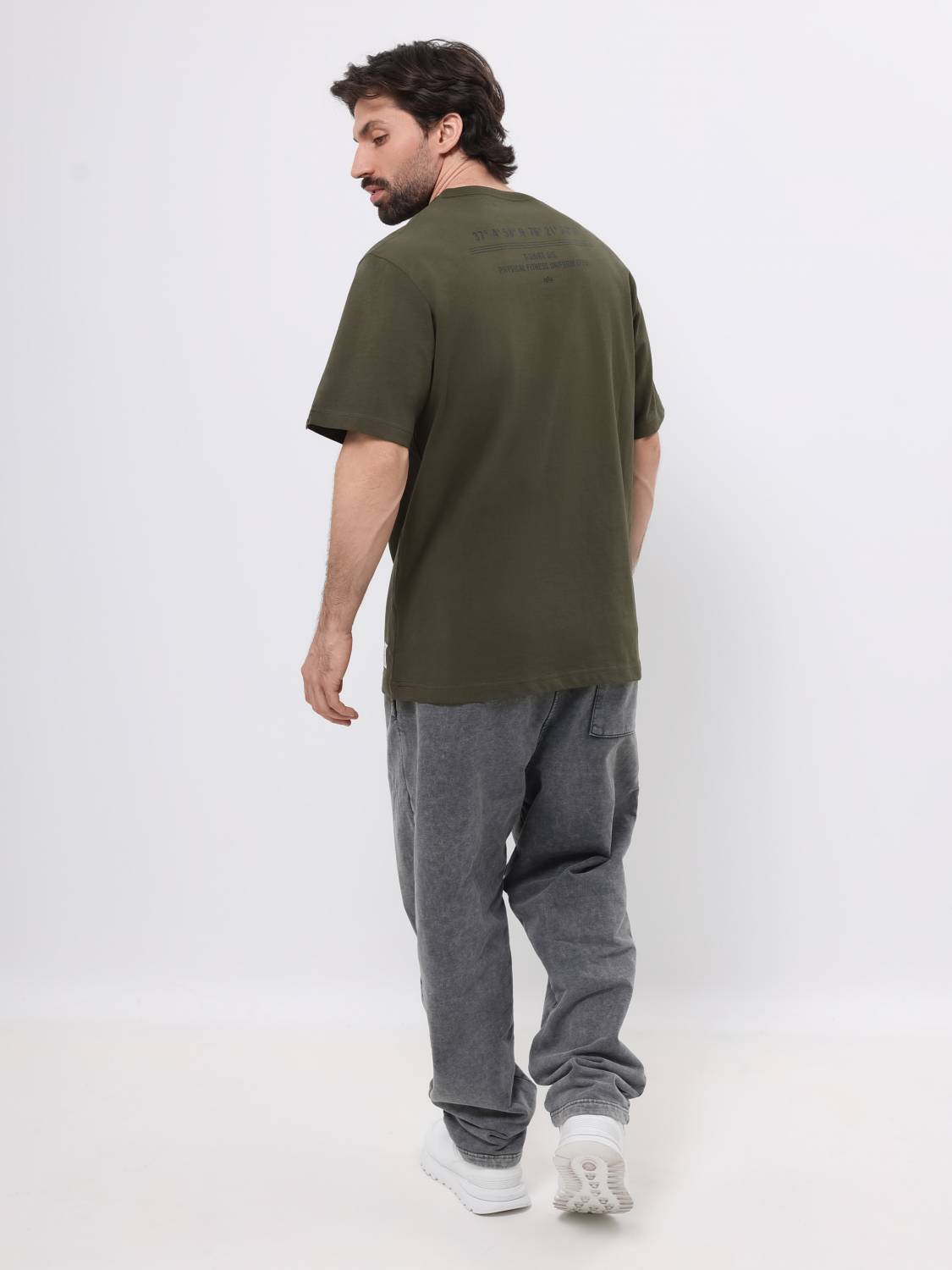 Футболка "PT Base Tee" (Olive) Alpha Industries