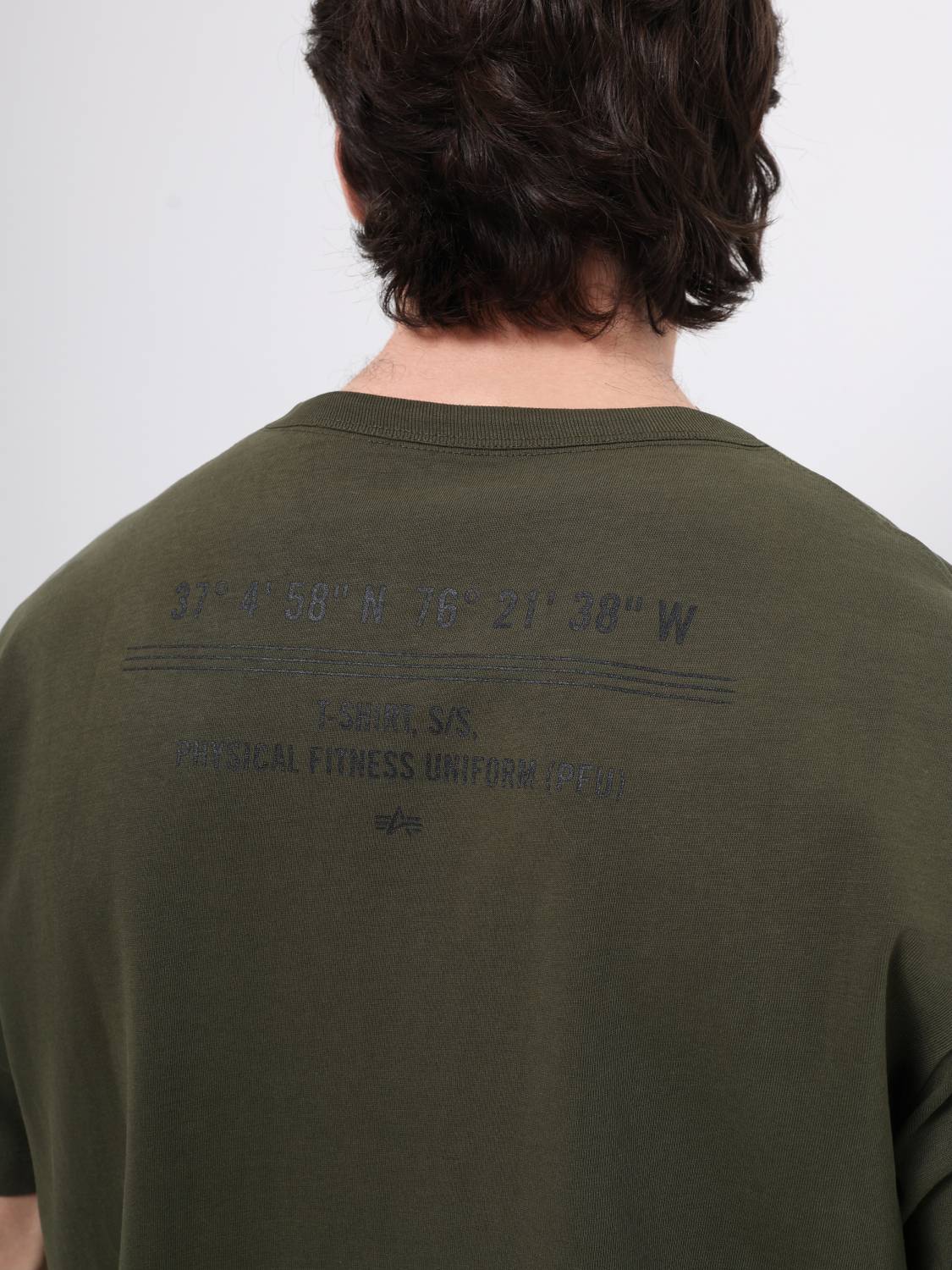 Футболка "PT Base Tee" (Olive) Alpha Industries