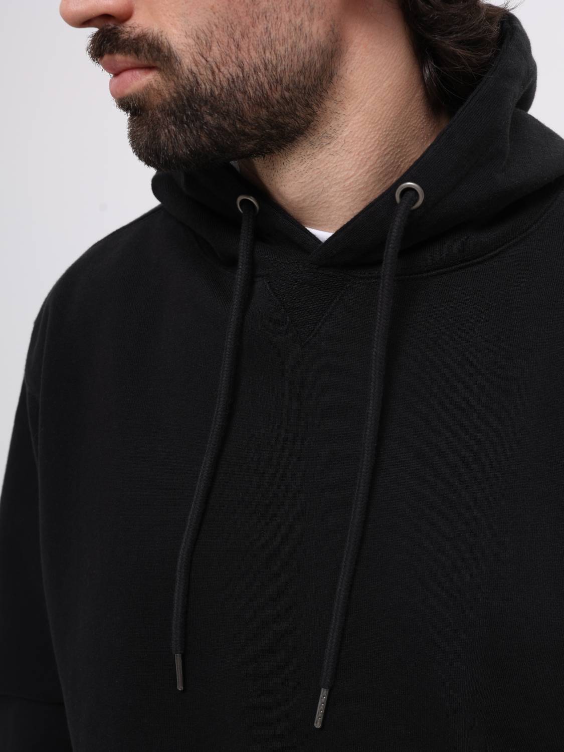 Худи / Толстовка "Essential French Hoodie Gen II" (Black) Alpha Industries