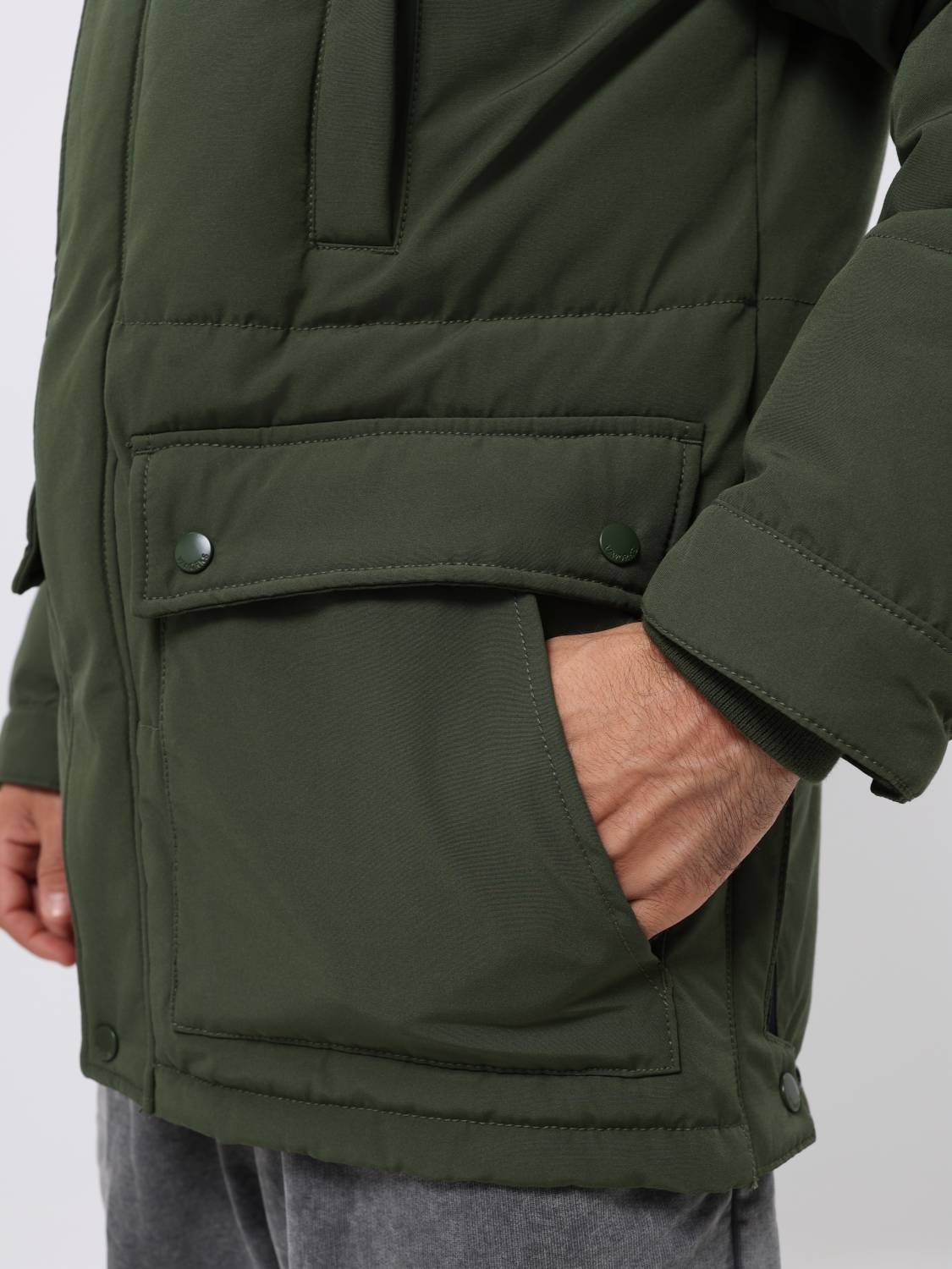 Куртка / Парка теплая пуховая мужская "Milo" (Drab) Vintage Industries Куртка / Парка теплая пуховая мужская "Milo" (Drab) Vintage Industries