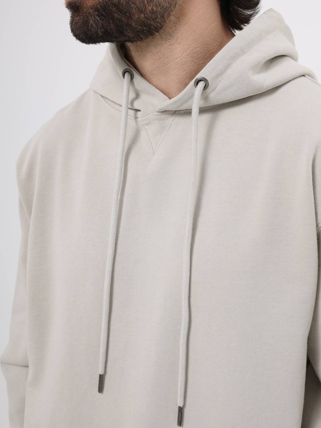 Худи / Толстовка "Essential French Hoodie Gen II" (Light Gray) Alpha Industries