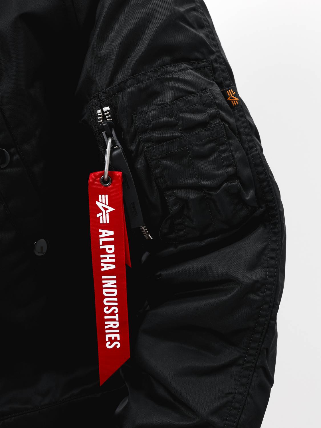 Куртка / Парка теплая женская "N-3B W" (Black) Alpha Industries