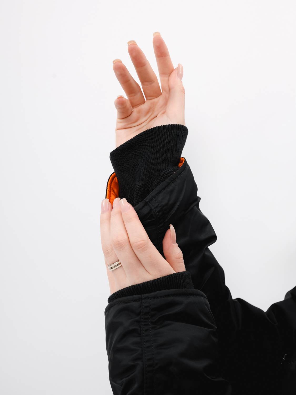 Куртка / Парка теплая женская "N-3B W" (Black) Alpha Industries