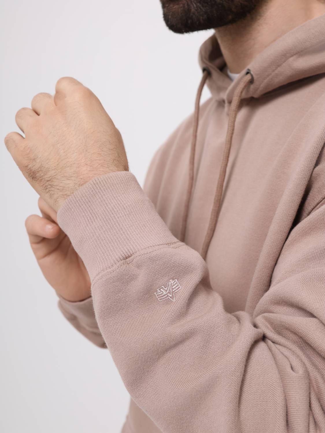 Худи / Толстовка "Essential French Hoodie Gen II" (Atlas Khaki) Alpha Industries
