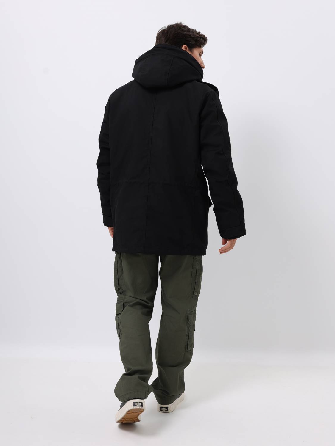 Куртка / Парка утепленная мужская "Darren" (Black) Vintage Industries