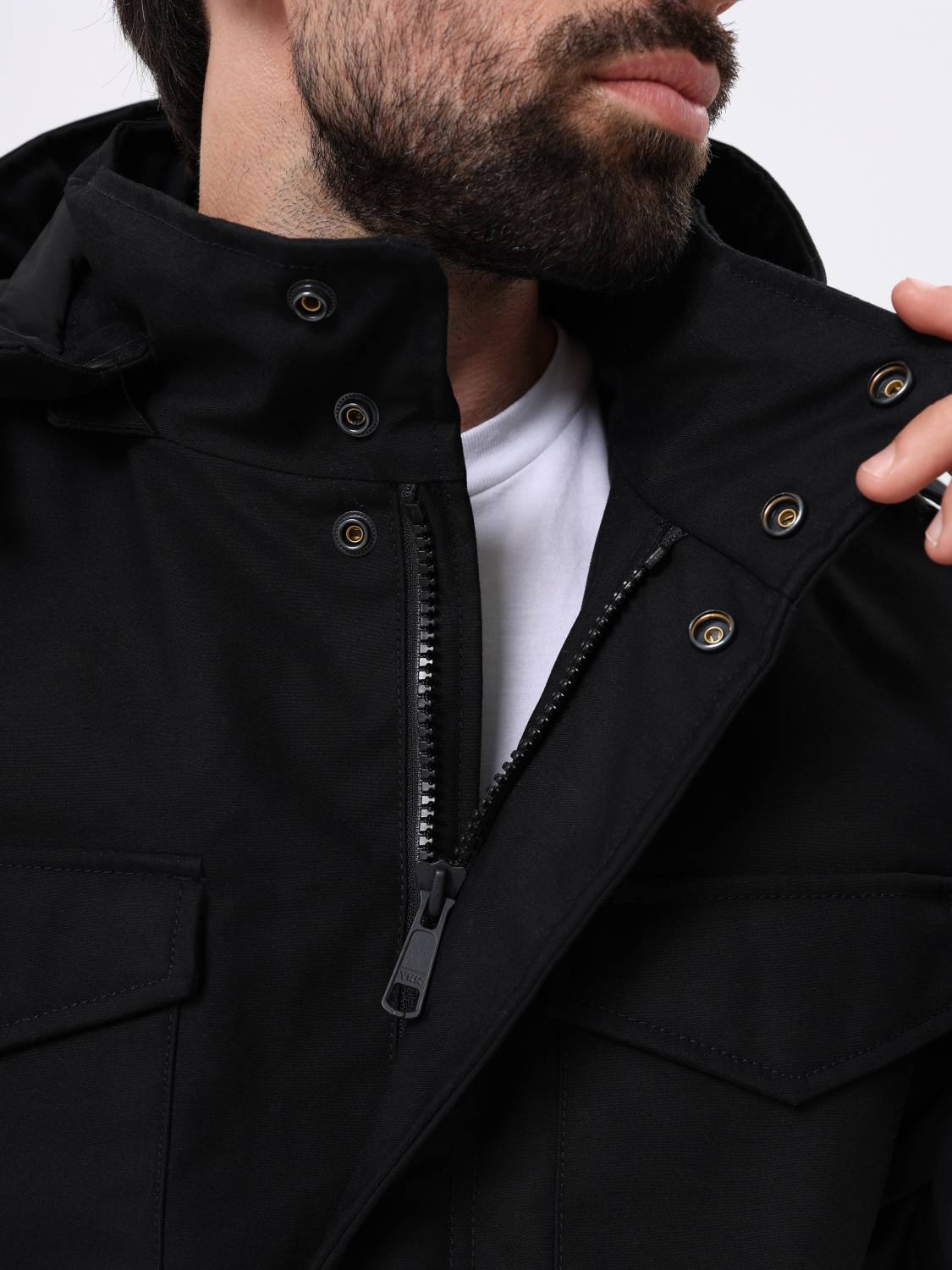 Куртка / Парка утепленная мужская "Darren" (Black) Vintage Industries