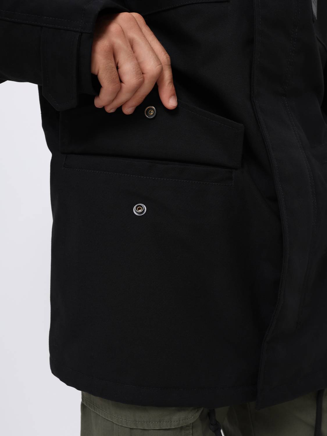 Куртка / Парка утепленная мужская "Darren" (Black) Vintage Industries