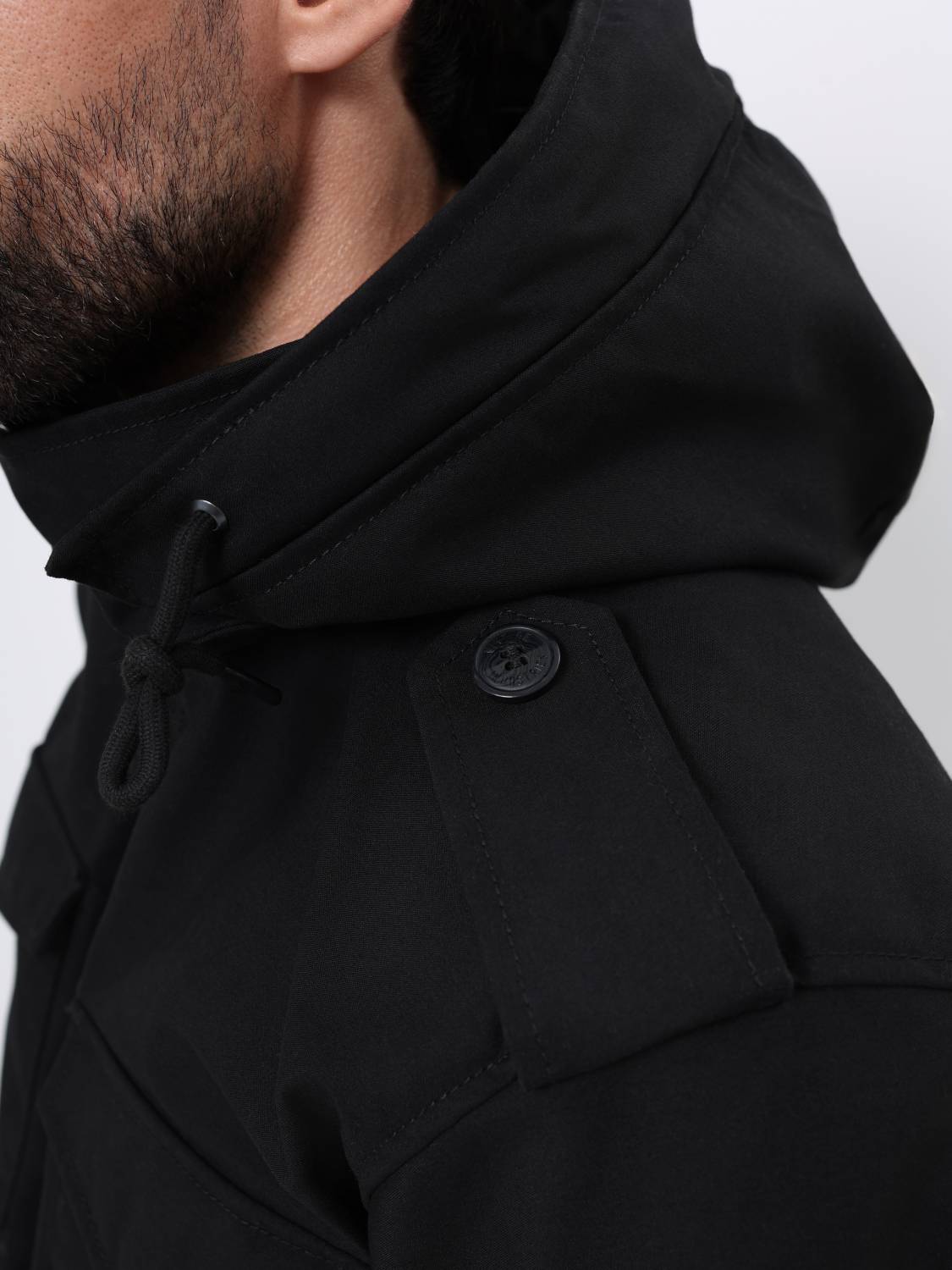 Куртка / Парка утепленная мужская "Darren" (Black) Vintage Industries