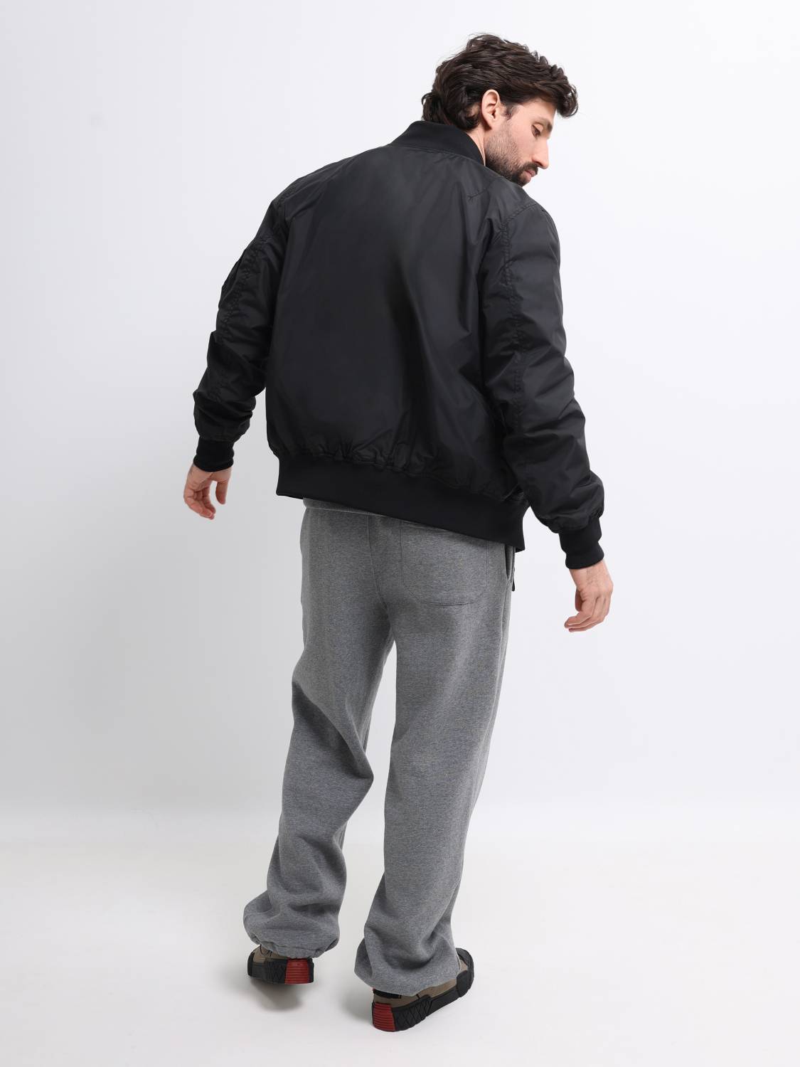 Куртка / Ветровка / Бомбер мужской "L-2B Skymaster Gen II" (Black) Alpha Industries