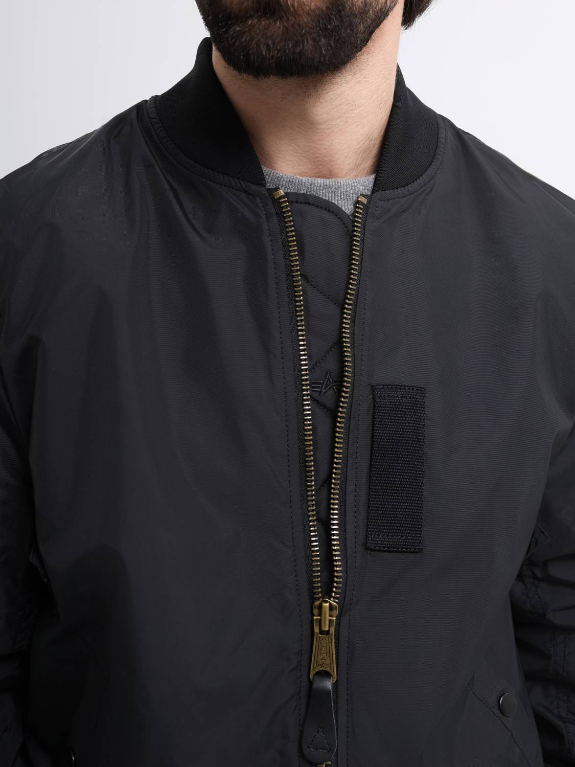 Куртка / Ветровка / Бомбер мужской "L-2B Skymaster Gen II" (Black) Alpha Industries