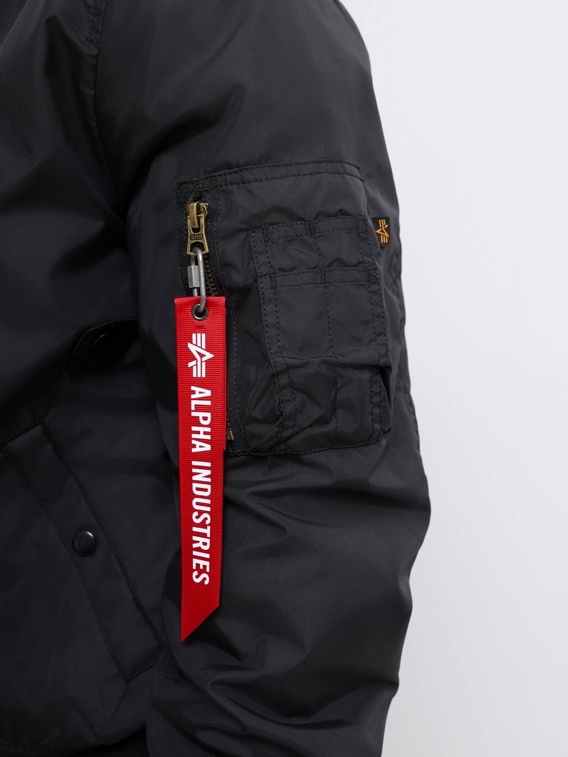 Куртка / Ветровка / Бомбер мужской "L-2B Skymaster Gen II" (Black) Alpha Industries