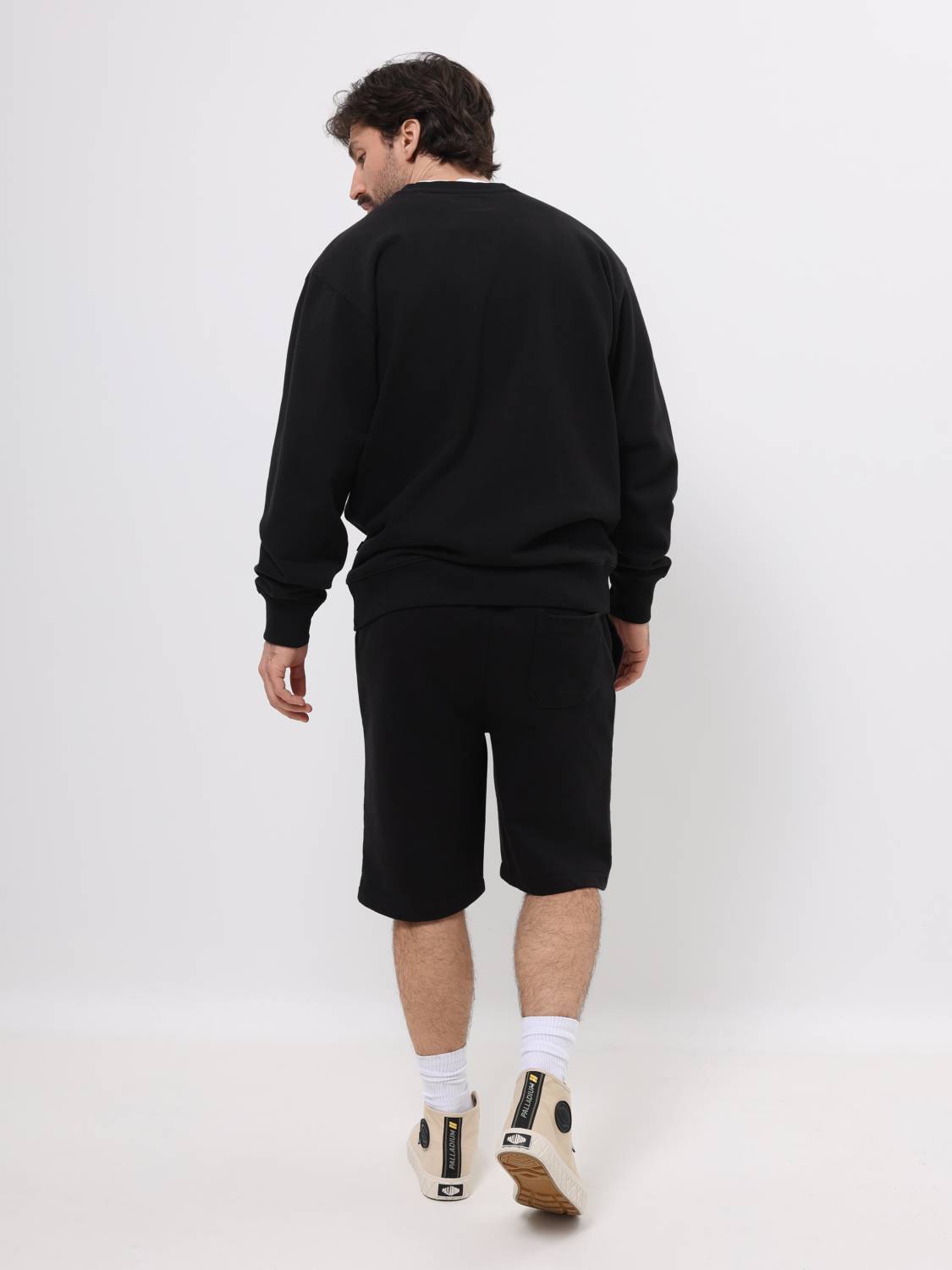 Свитшот / Толстовка "Essential French Crewneck Gen II" (Black) Alpha Industries