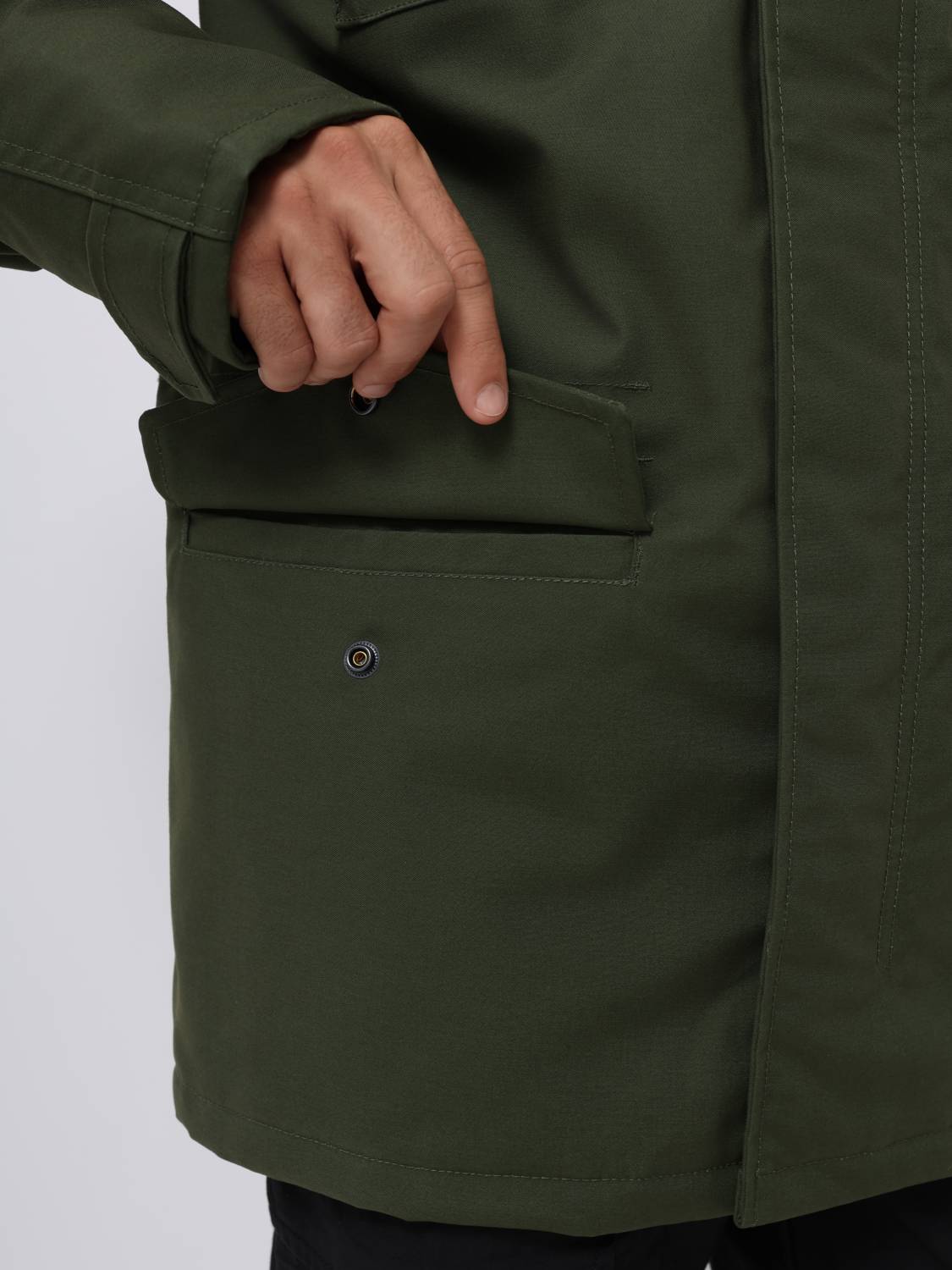 Куртка / Парка утепленная мужская "Darren" (Olive Drab) Vintage Industries Куртка / Парка утепленная мужская "Darren" (Olive Drab) Vintage Industries