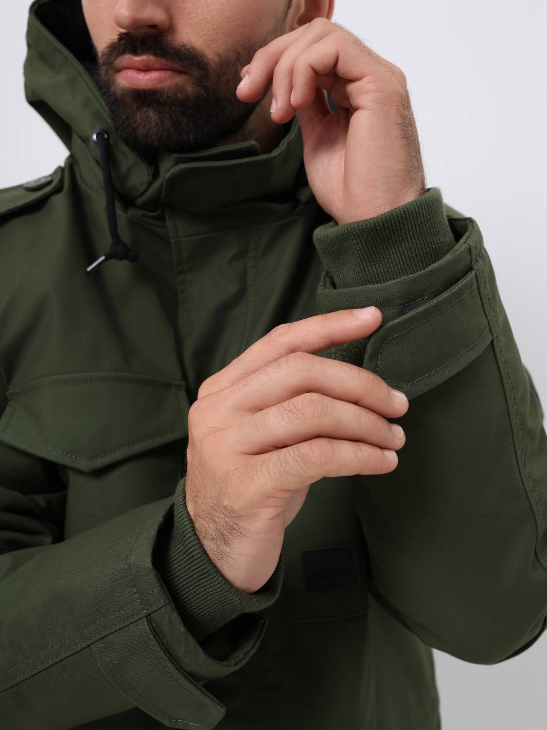 Куртка / Парка утепленная мужская "Darren" (Olive Drab) Vintage Industries Куртка / Парка утепленная мужская "Darren" (Olive Drab) Vintage Industries