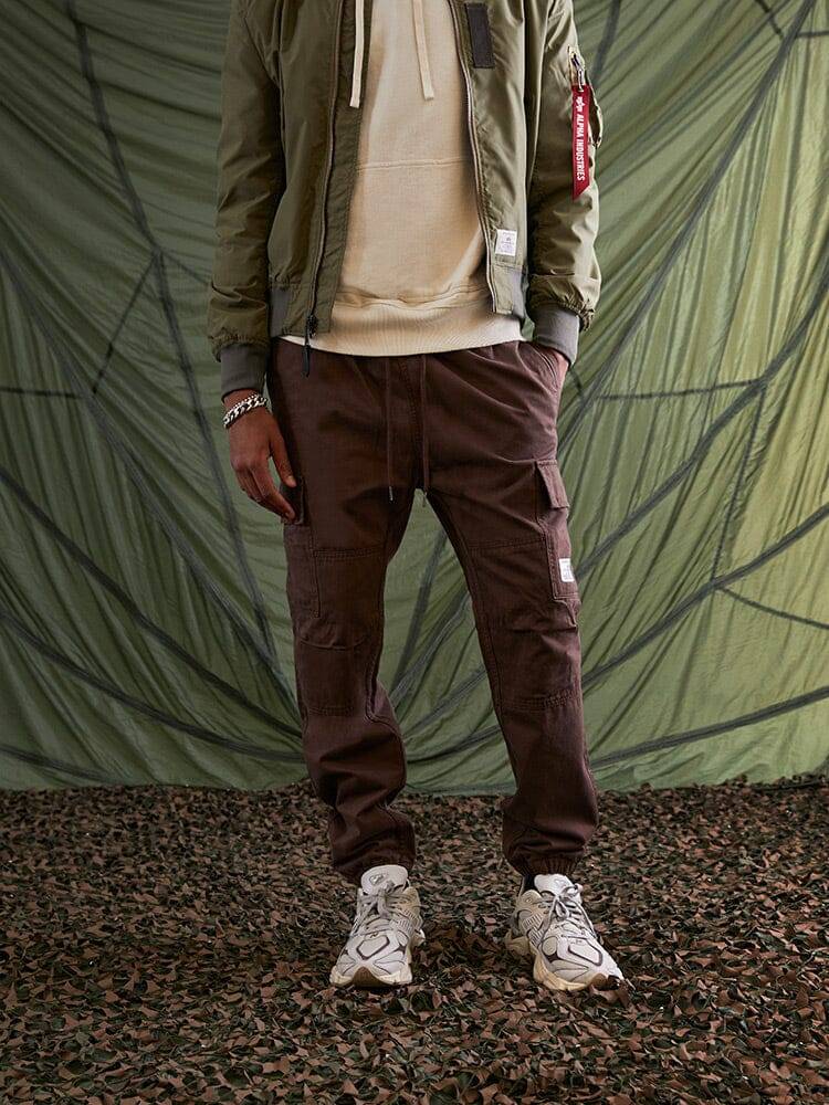 Брюки карго мужские "Cotton Jogger'' (Chocolate) Alpha Industries