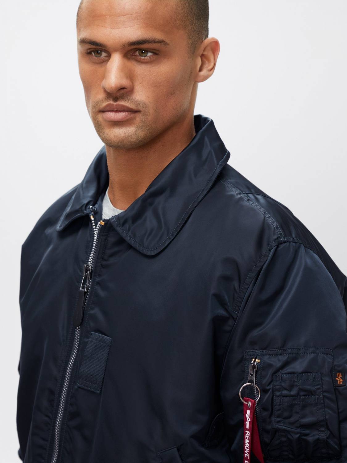 Куртка / Бомбер утепленный мужской ''B-15'' (Replica Blue) Alpha Industries