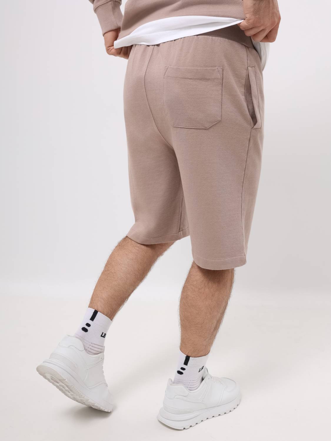 Шорты спортивные "Essential French Short'' (Atlas Khaki) Alpha Industries