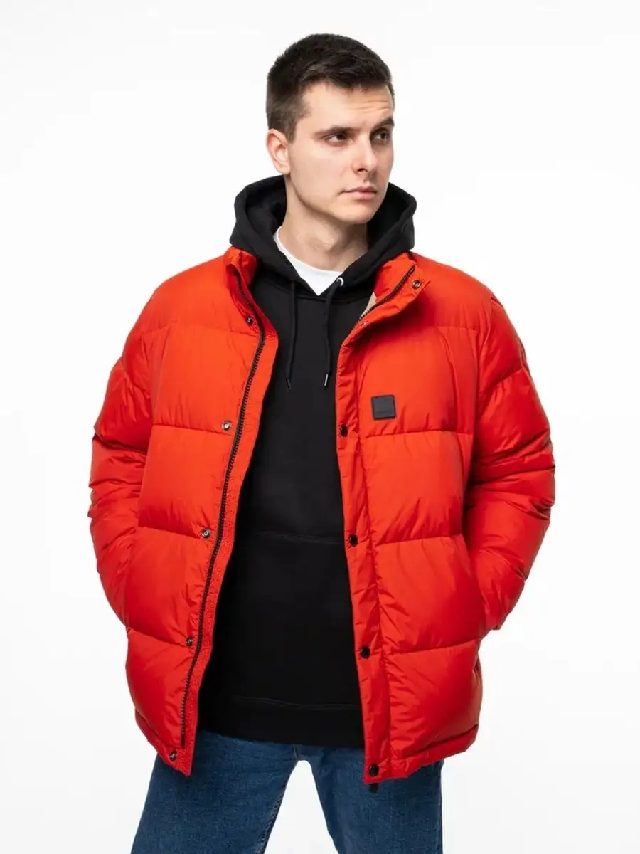 Куртка теплая пуховая мужская "Cas" (Orange) Vintage Industries