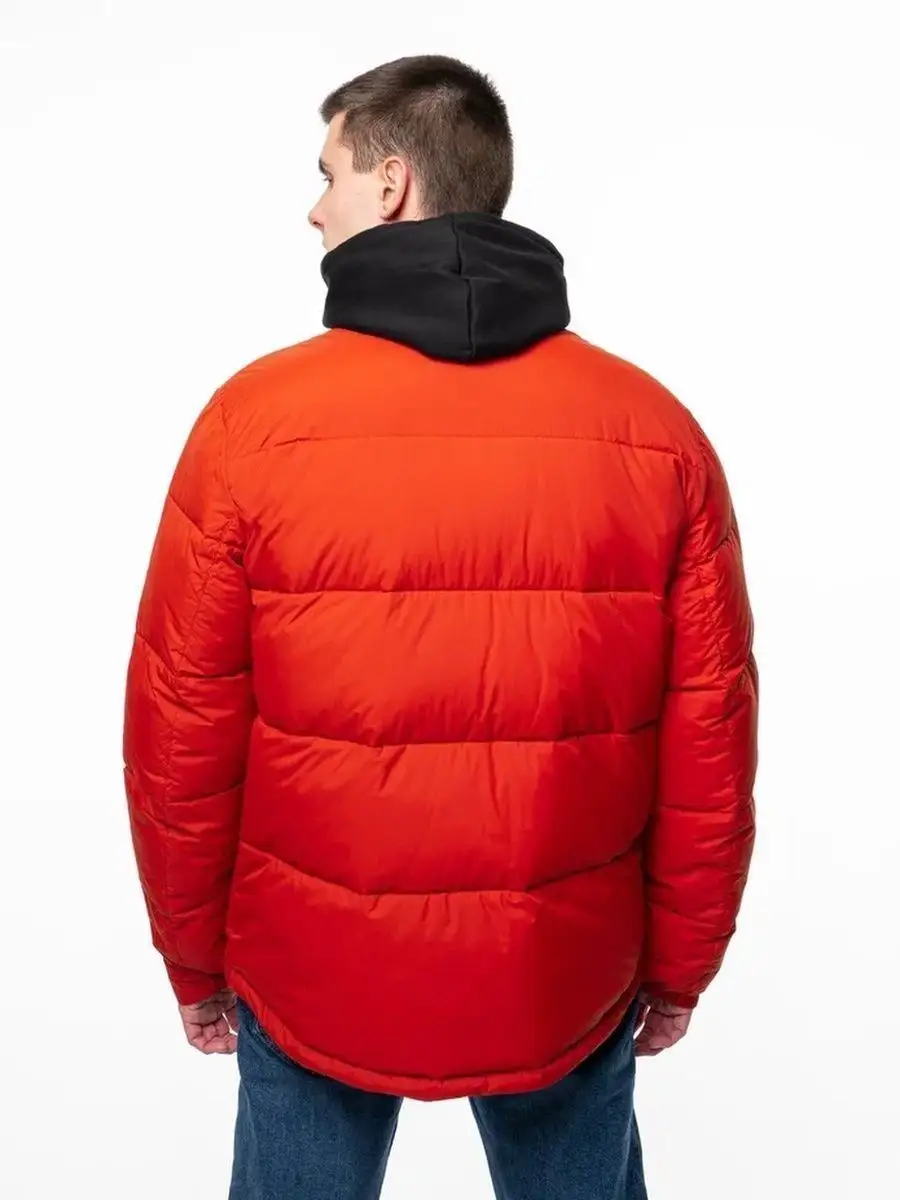 Куртка теплая пуховая мужская "Cas" (Orange) Vintage Industries