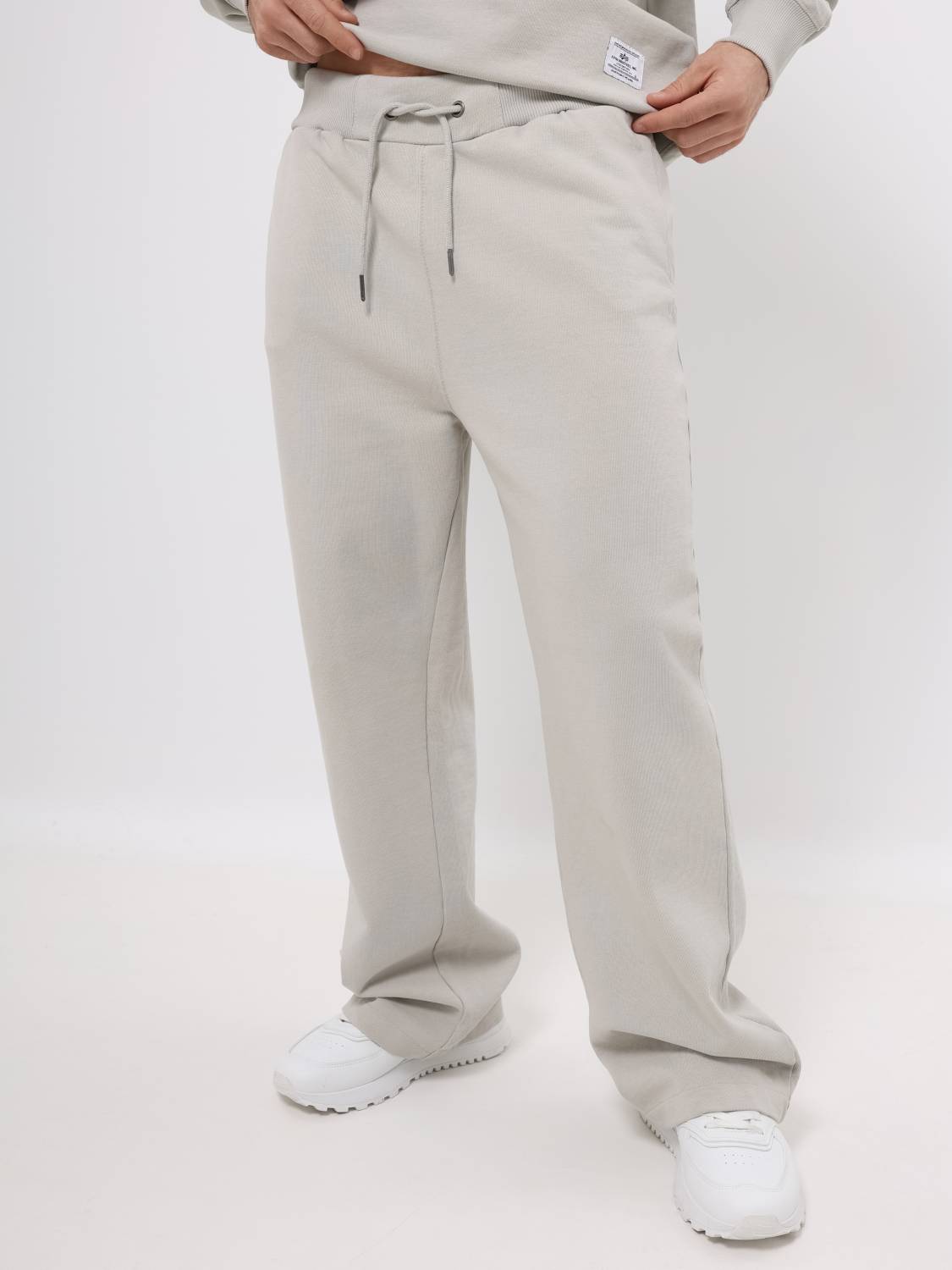 Брюки спортивные "Essential French Sweatpants'' (Light Gray) Alpha Industries