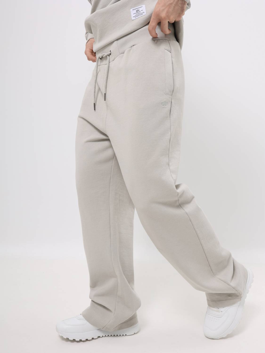 Брюки спортивные "Essential French Sweatpants'' (Light Gray) Alpha Industries