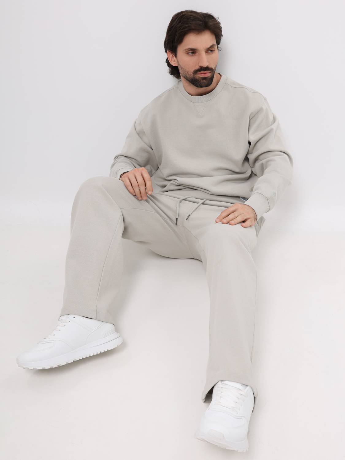 Брюки спортивные "Essential French Sweatpants'' (Light Gray) Alpha Industries