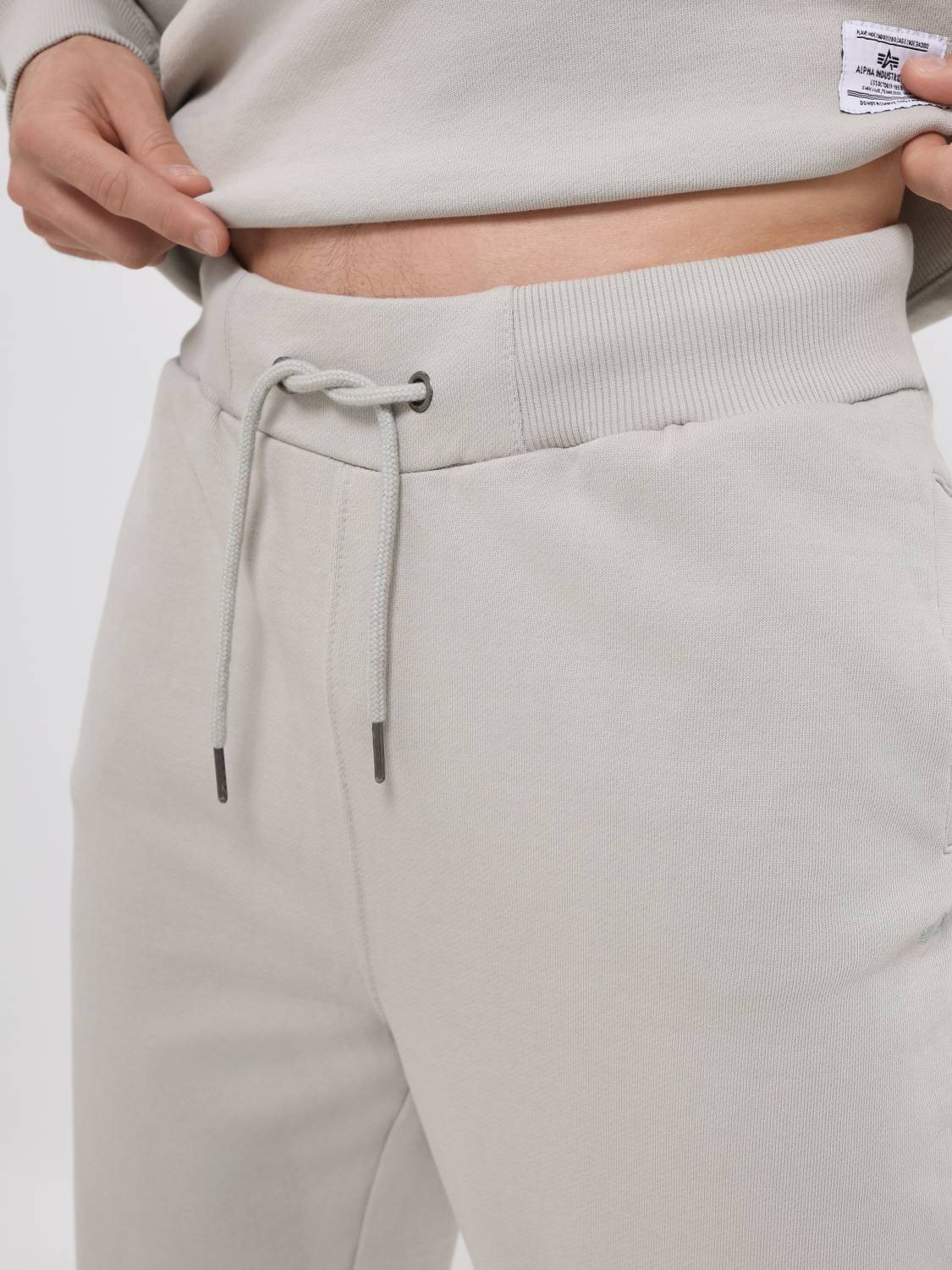 Брюки спортивные "Essential French Sweatpants'' (Light Gray) Alpha Industries