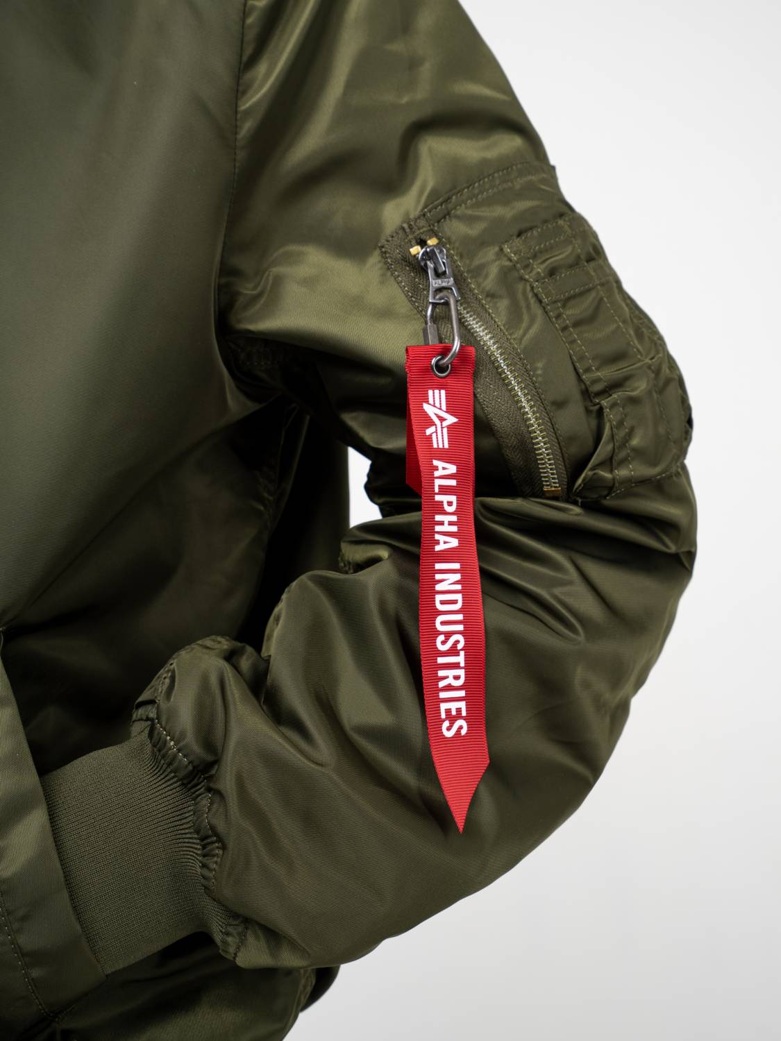 Куртка / Ветровка / Бомбер мужской "L-2B Hooded Gen II" (Dark Green) Alpha Industries