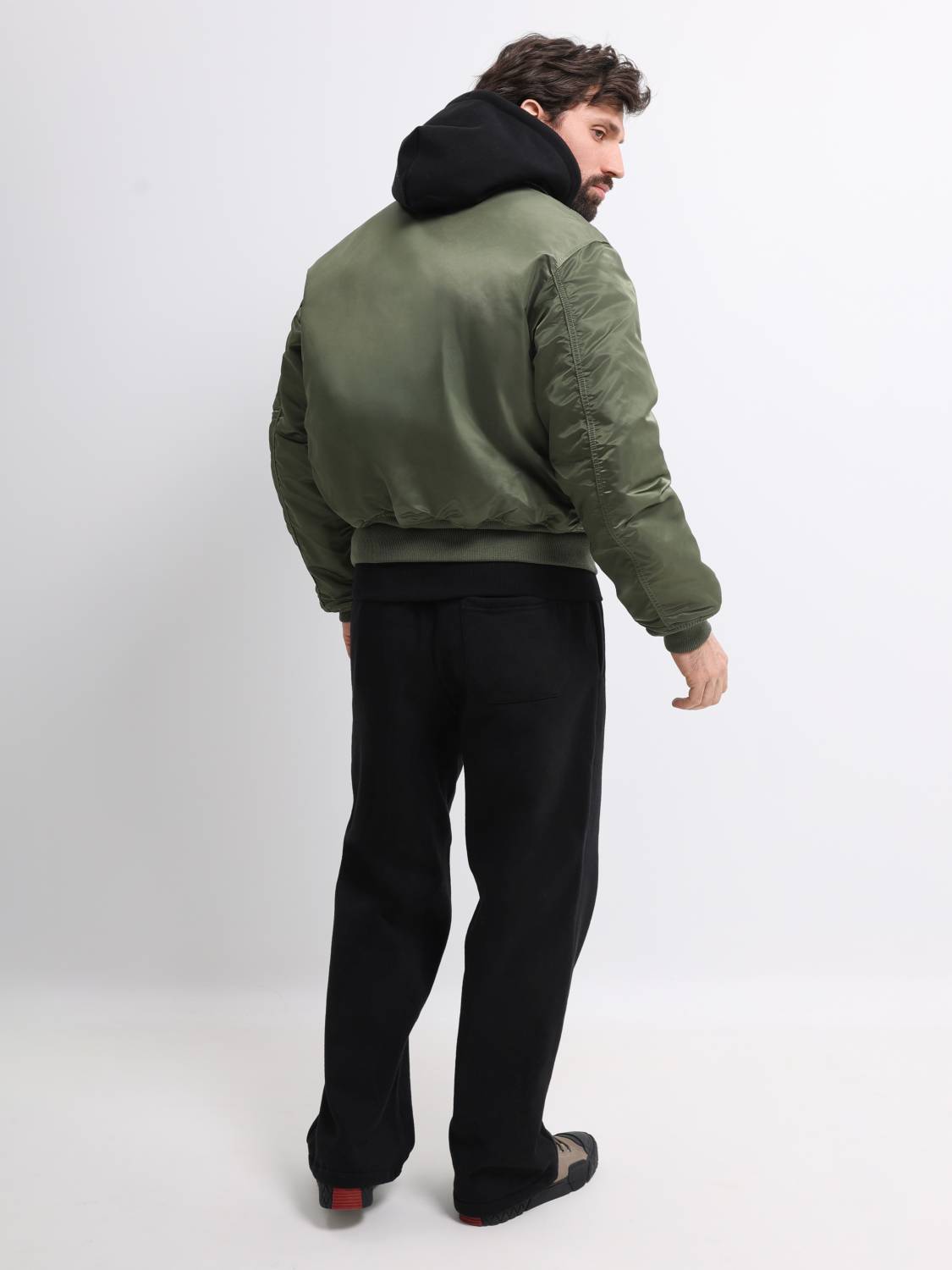 Куртка / Бомбер утепленный мужской "CWU 45/P" (Sage Green) Alpha Industries 
