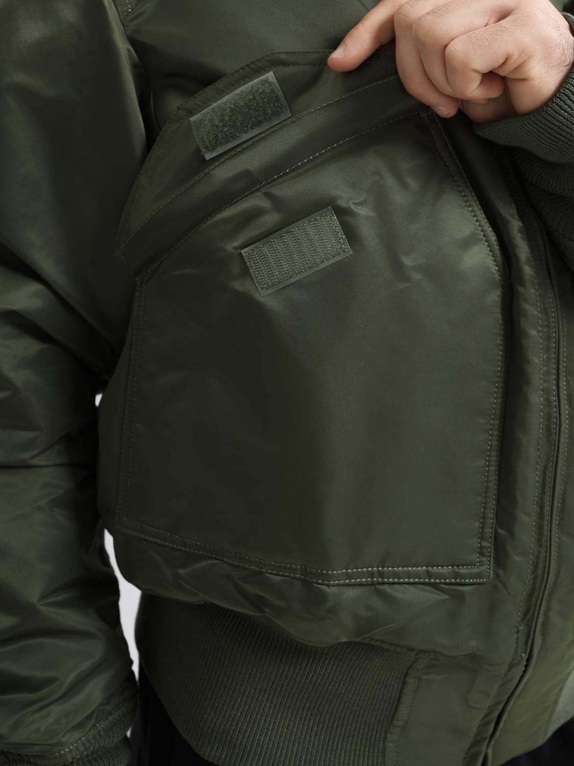 Куртка / Бомбер утепленный мужской "CWU 45/P" (Sage Green) Alpha Industries 