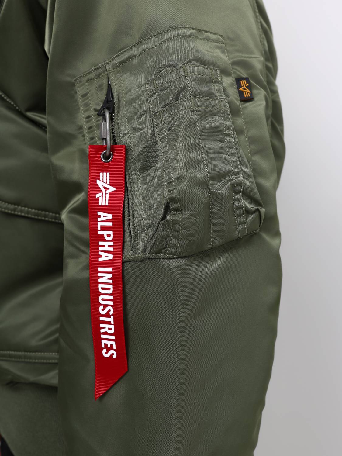 Куртка / Бомбер утепленный мужской "CWU 45/P" (Sage Green) Alpha Industries 