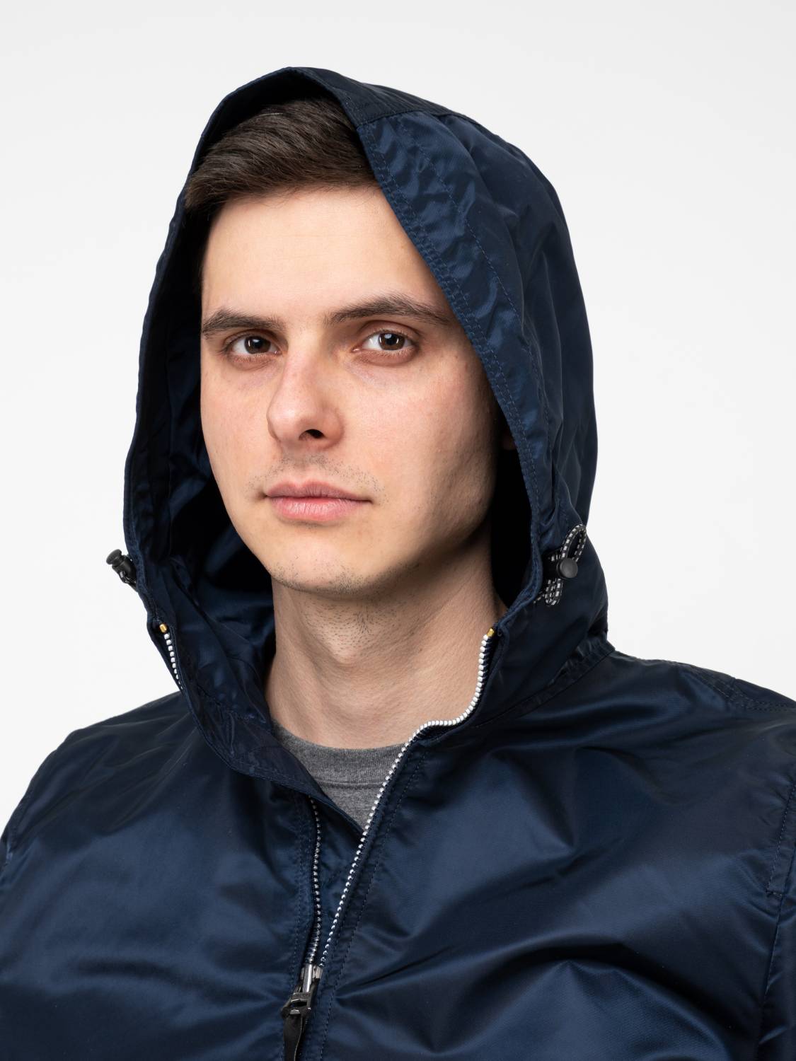 Куртка / Ветровка / Бомбер мужской "L-2B Hooded Gen II" (Replica Blue) Alpha Industries
