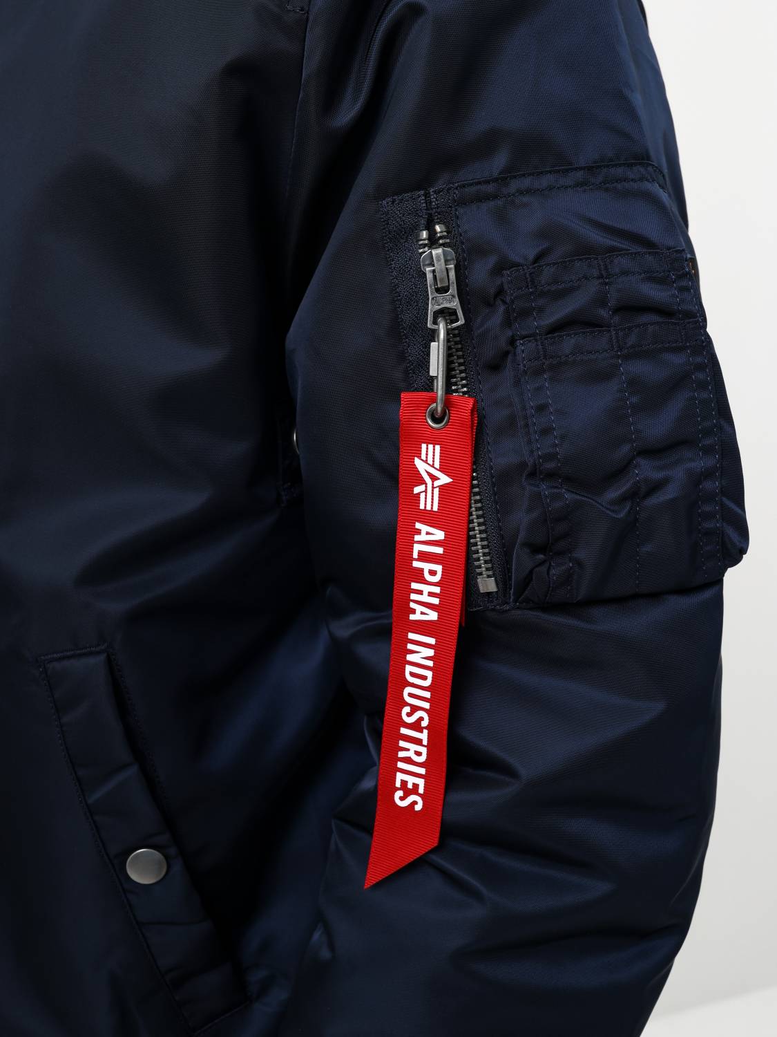 Куртка / Бомбер утепленный мужской ''MA-1 MOD'' (Replica Blue) Alpha Industries