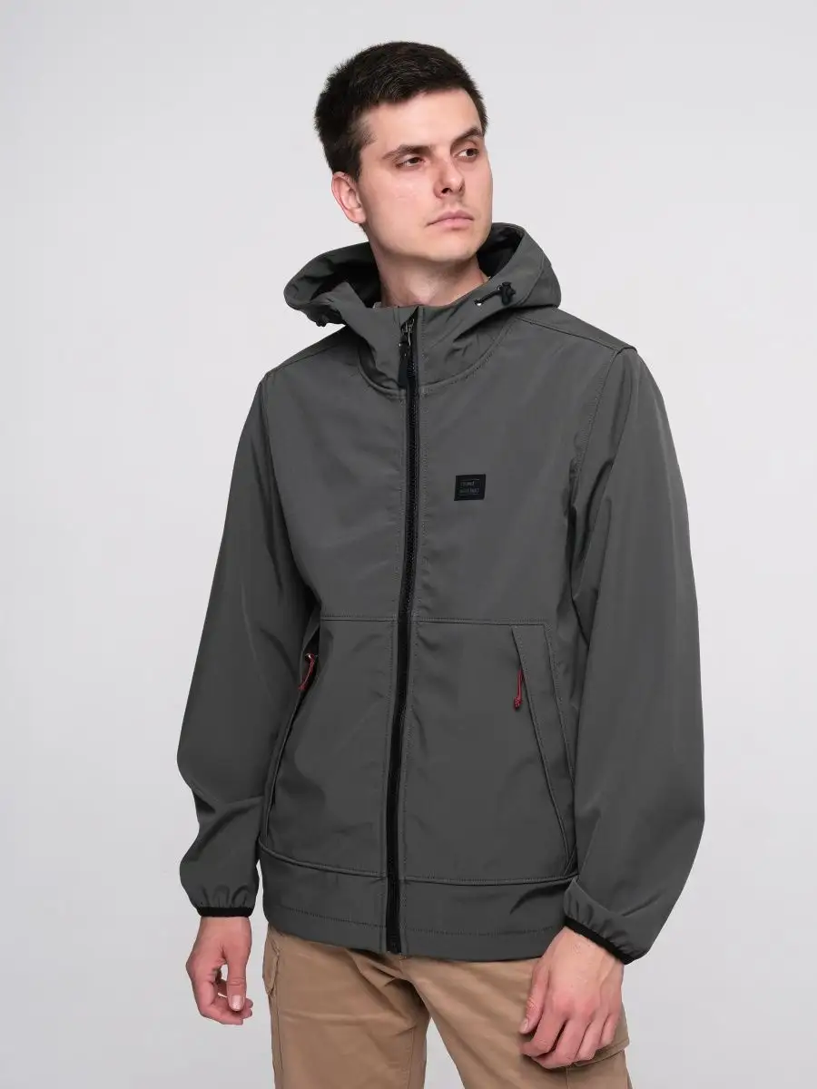 Куртка / Ветровка мужская "Jedd Softshell" (Graphite) Vintage Industries