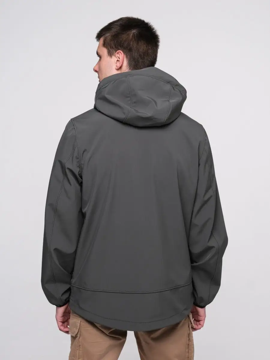 Куртка / Ветровка мужская "Jedd Softshell" (Graphite) Vintage Industries