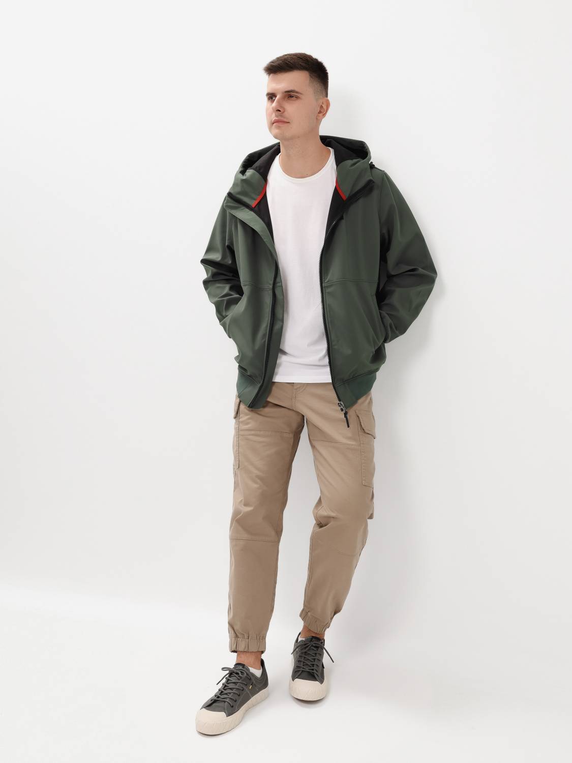 Куртка / Ветровка мужская "Riggs Softshell" (Graphite) Vintage Industries 